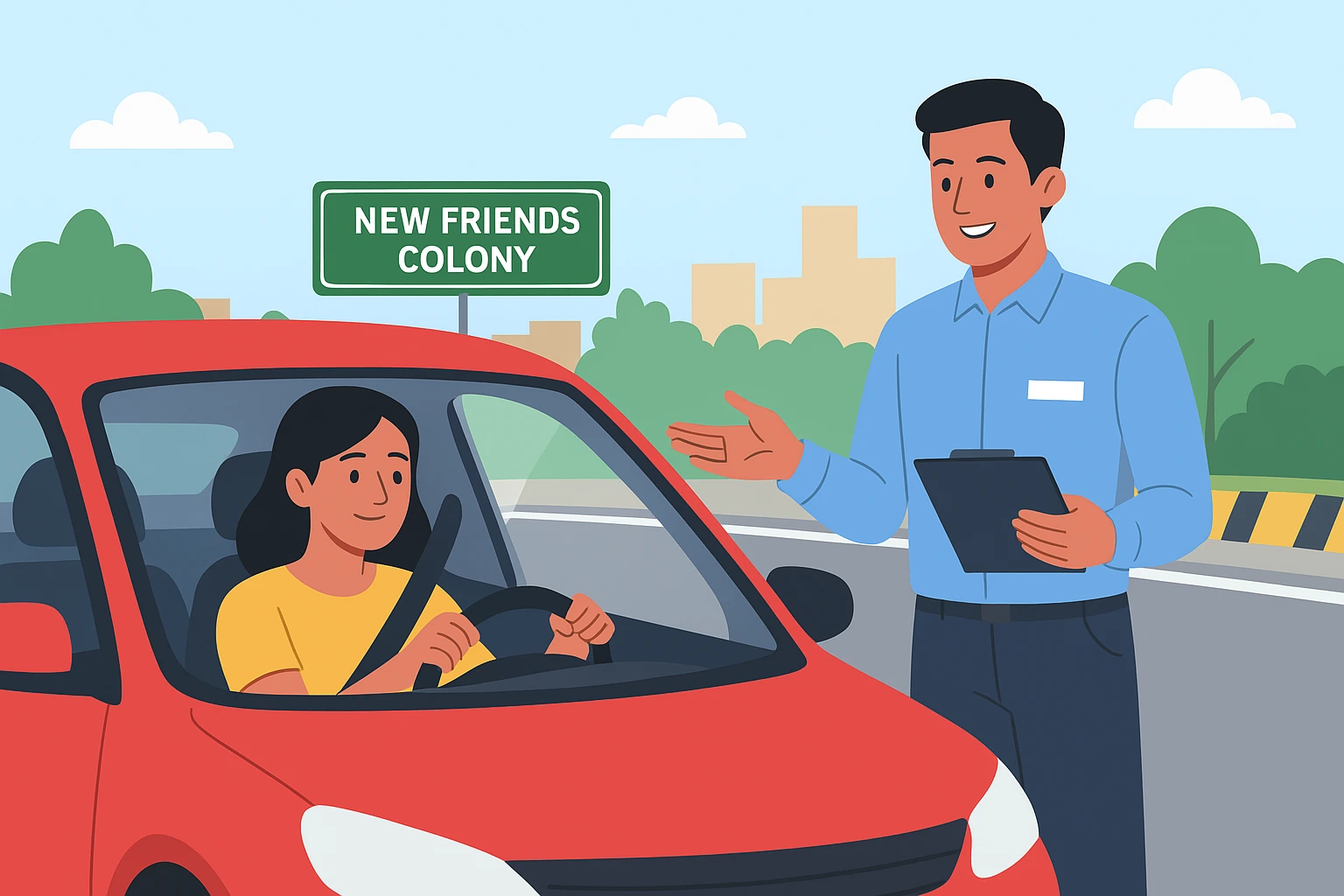 Learn to Drive at New Friends Colony