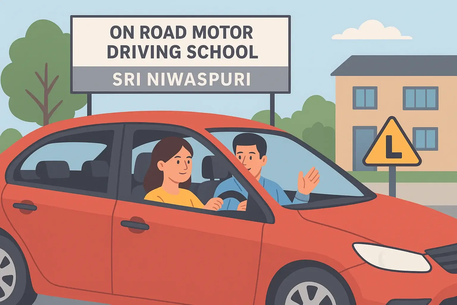 Driving School in Sri Niwaspuri