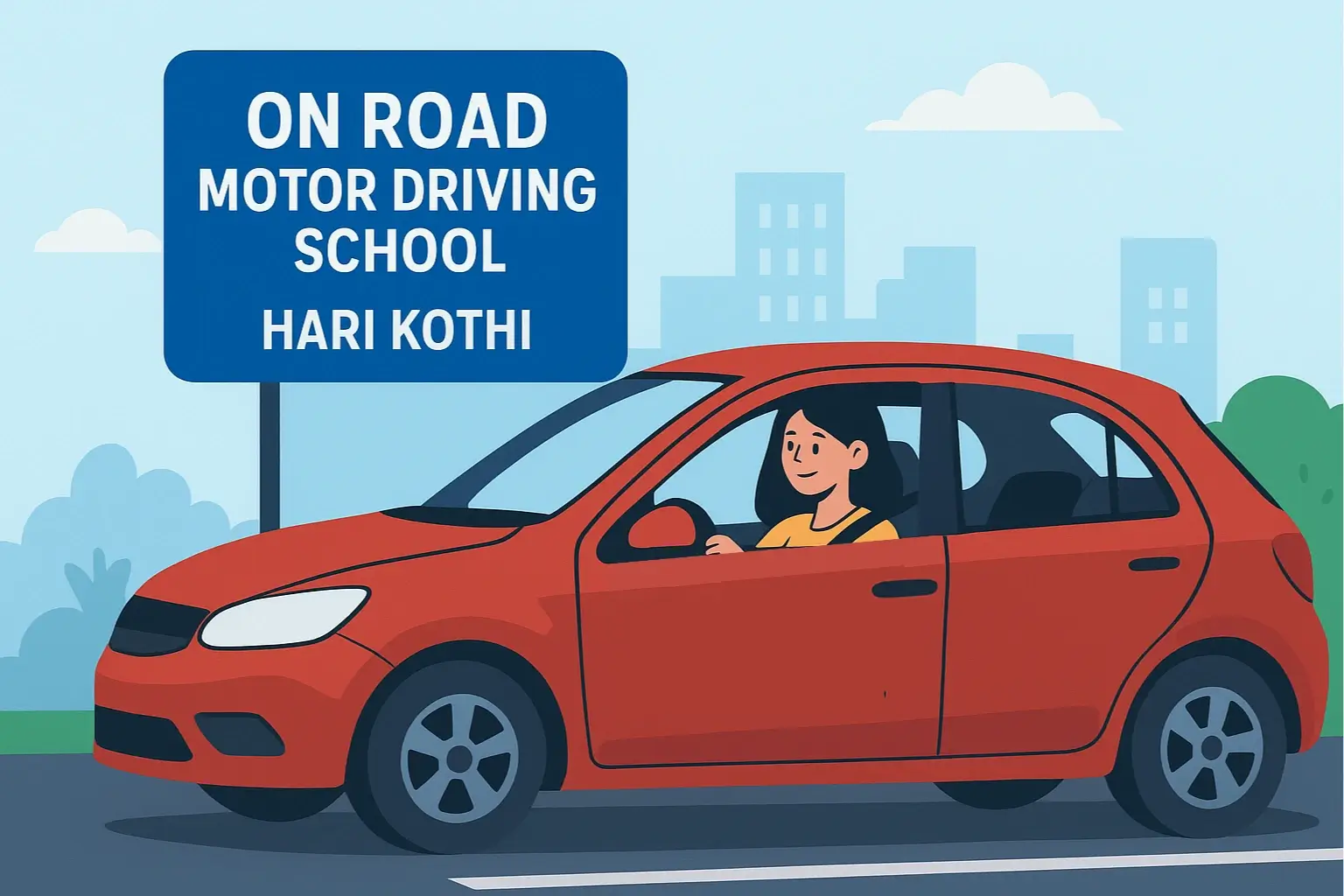 On Road Motor Driving School in Hari Kothi