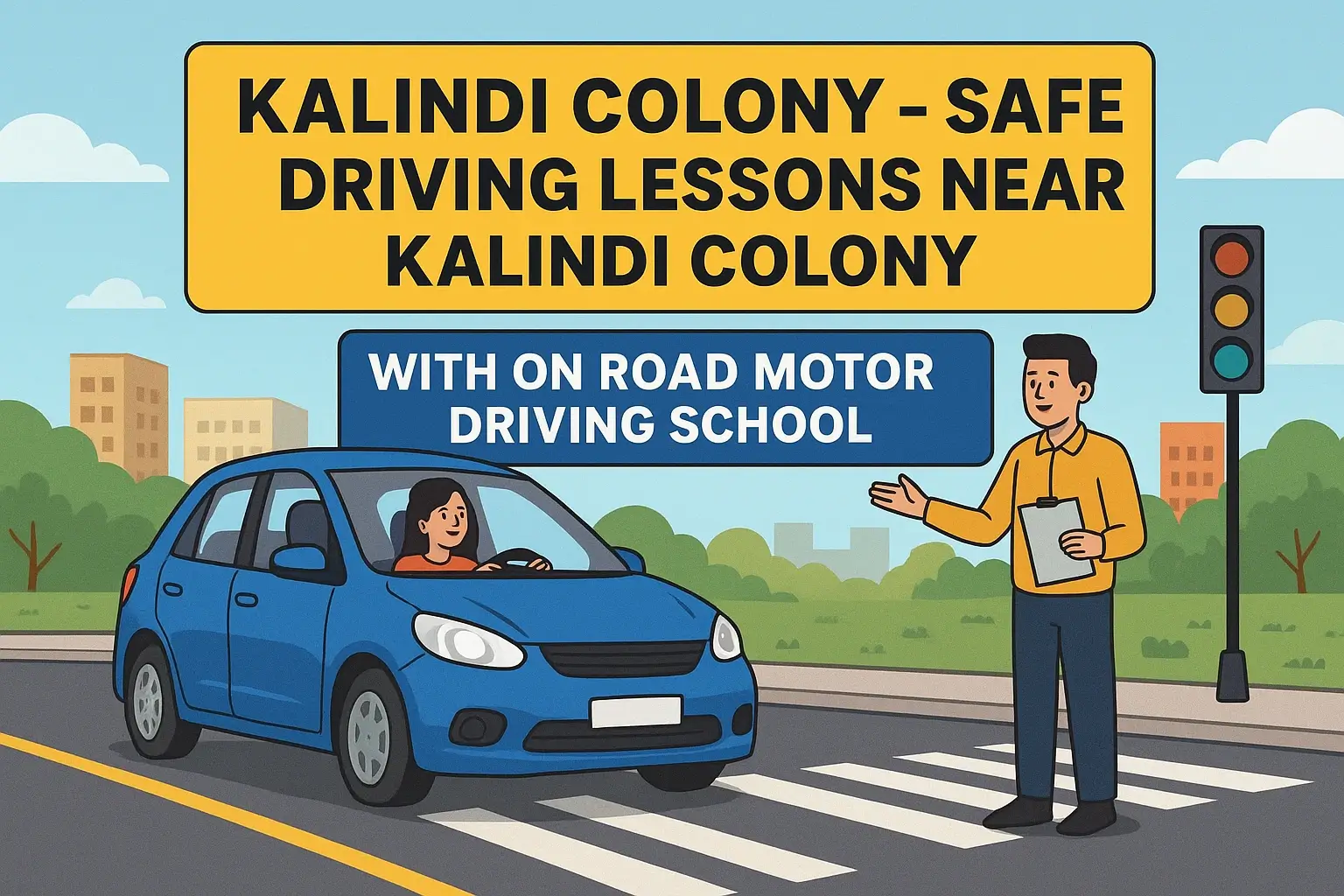 Driving School Near Kalindi Colony