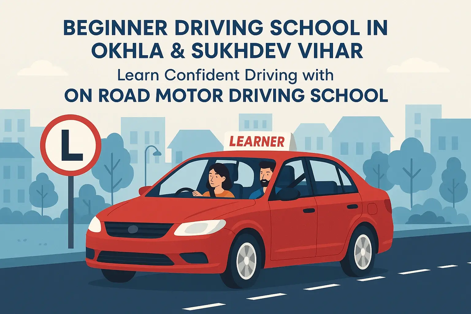 beginner driving school Okhla Sukhdev Vihar