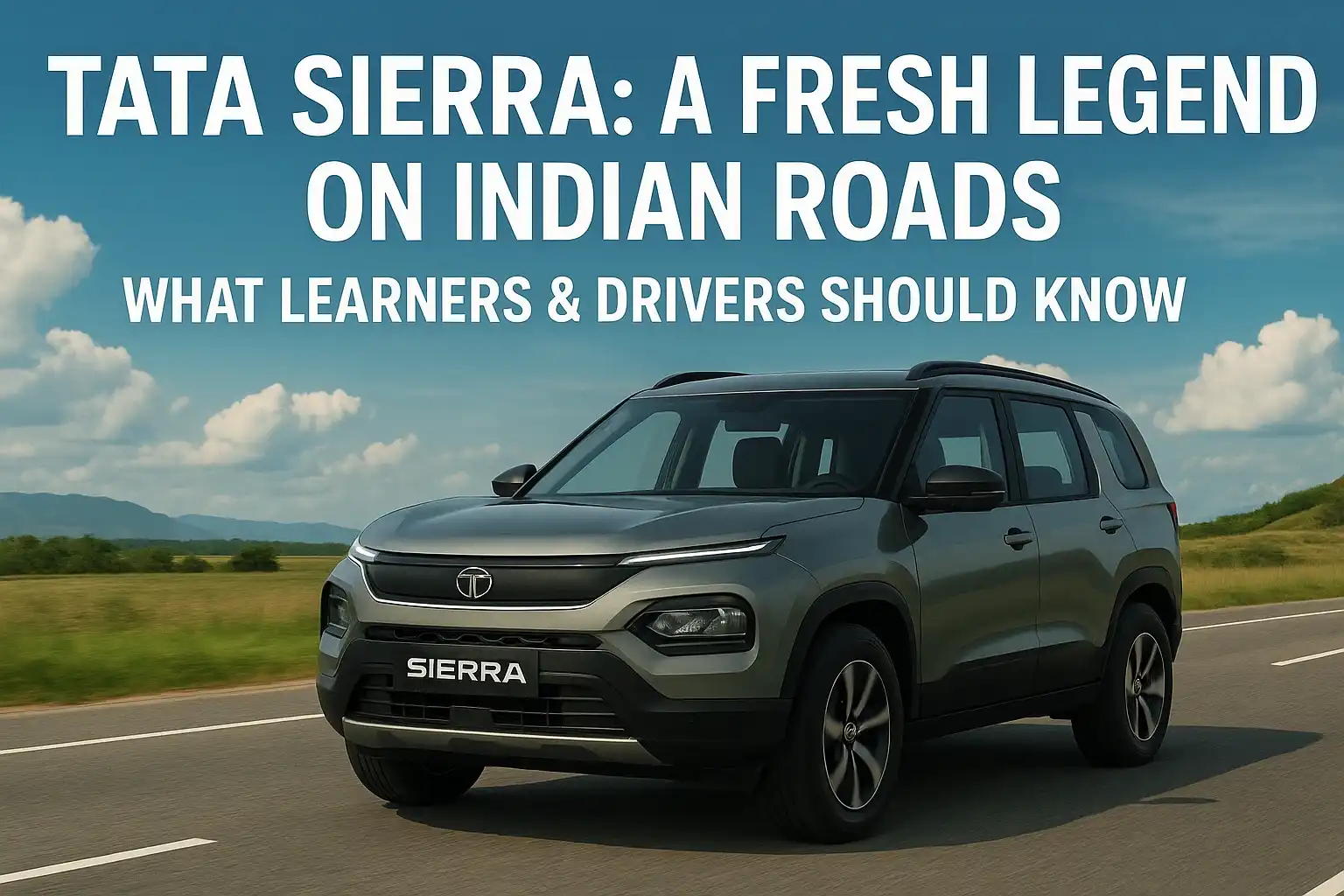 Tata Sierra A Fresh Legend on Indian Roads What Learners & Drivers Should Know