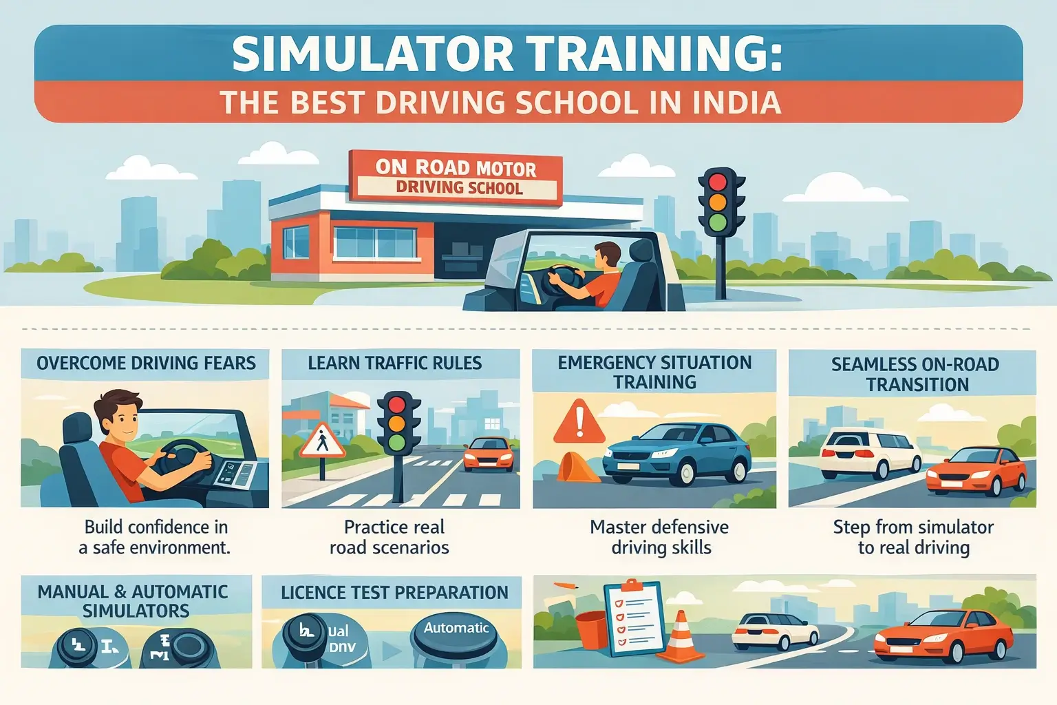 Best Driving School in India with Simulator-Based Training