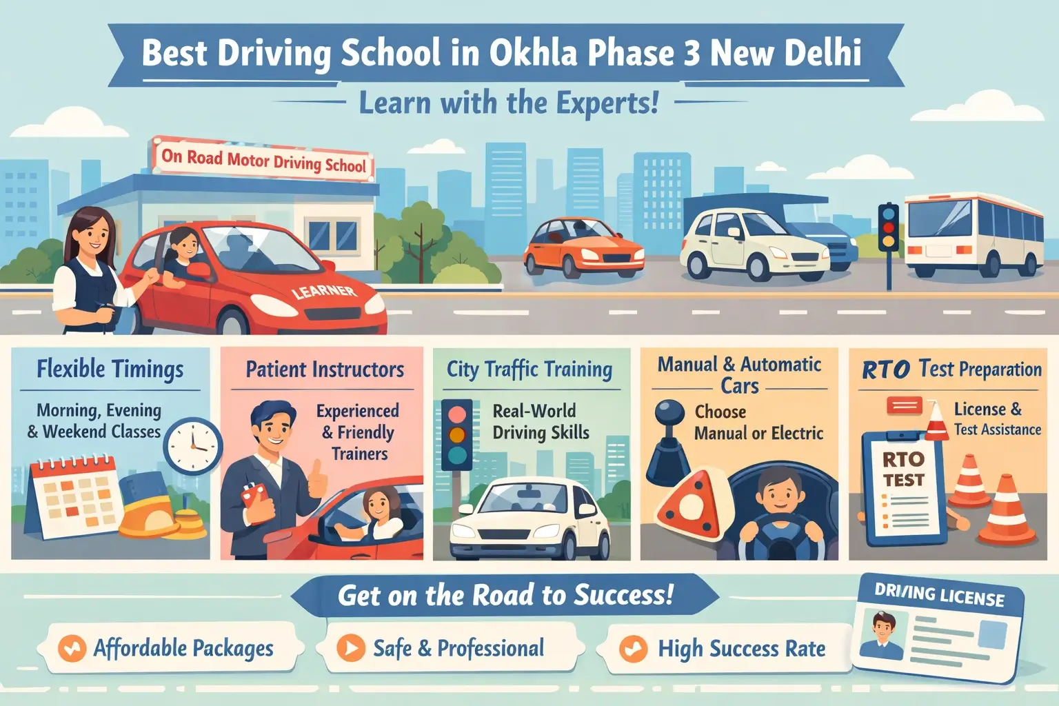Best Driving School in Okhla Phase 3 New Delhi