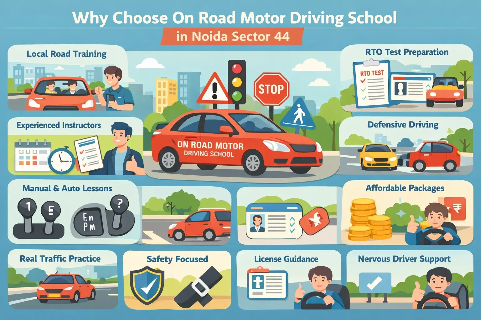 Driving School in Noida Sector 44