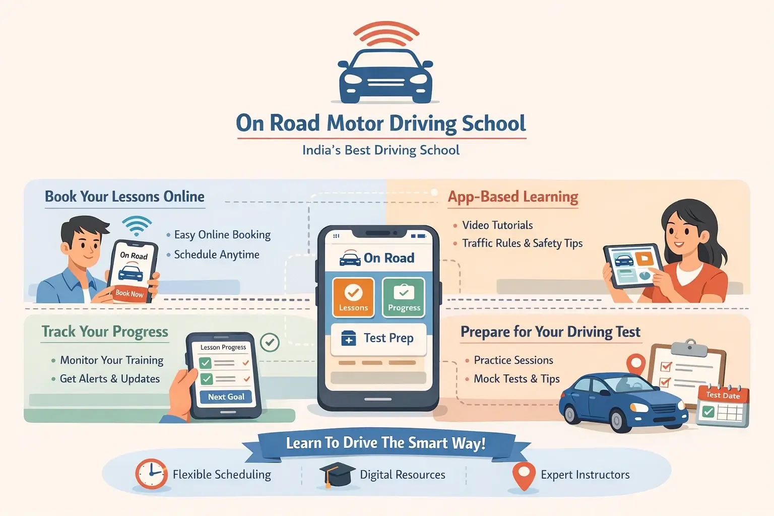 Online Booking Driving School India