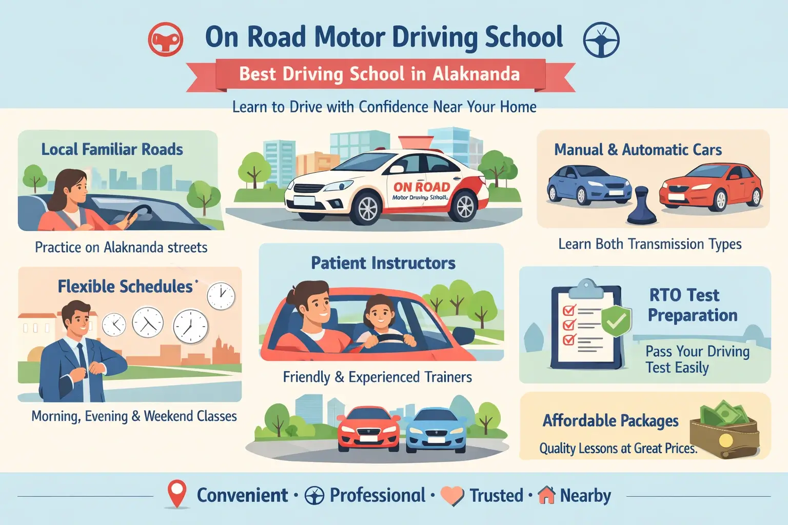 Professional Driving Training Near Home in Alaknanda