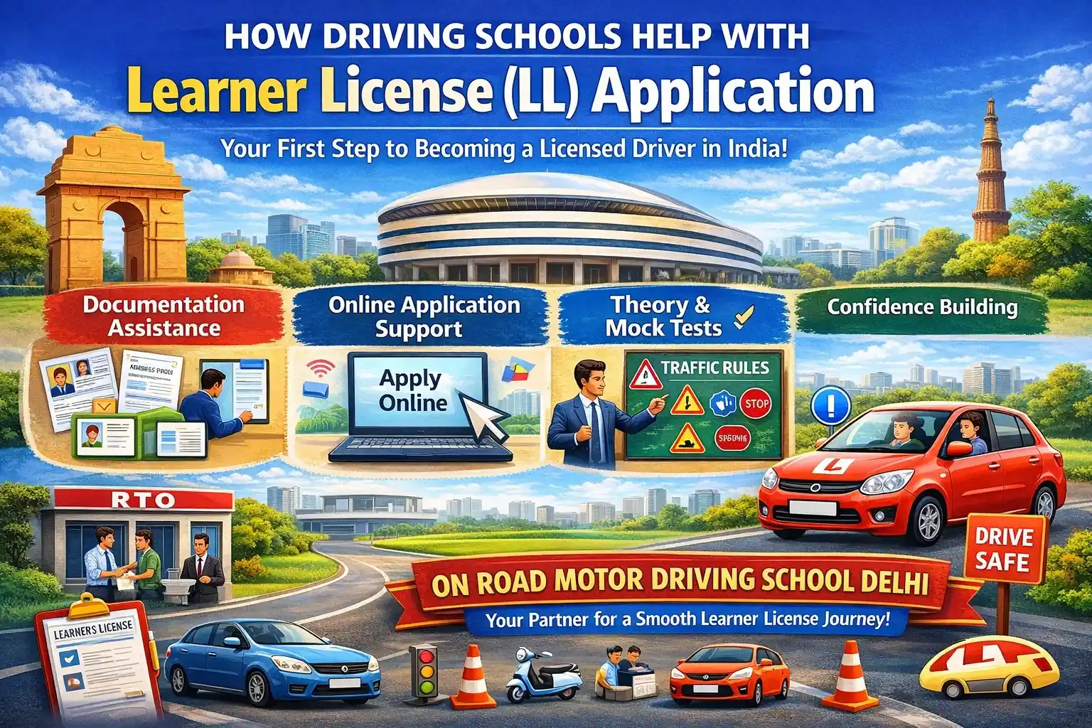 How Driving Schools Help with Learner License Application