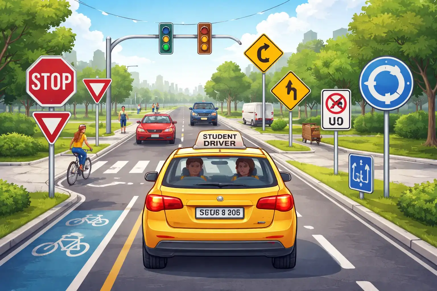 Traffic rules for learners