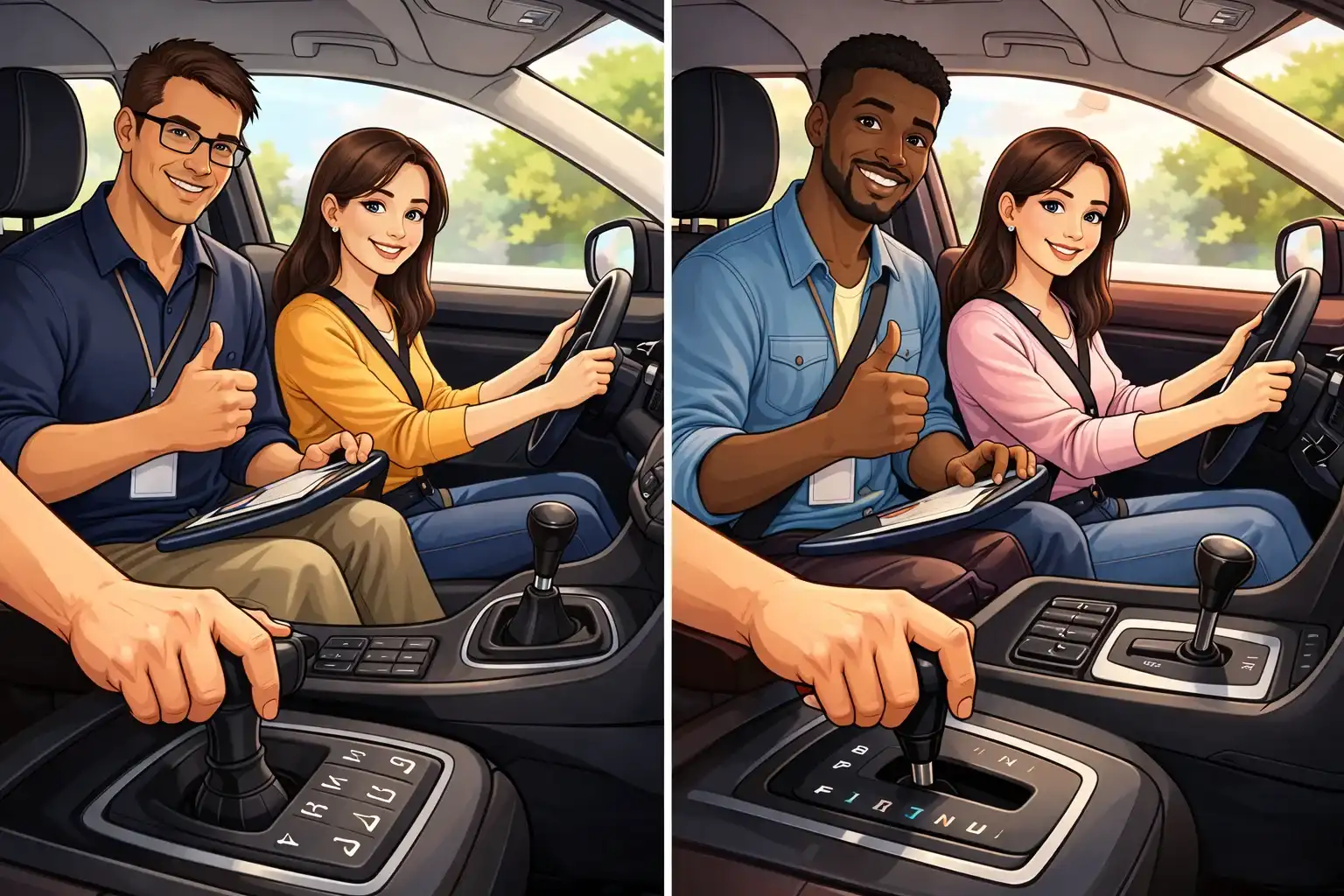 Manual vs Automatic Driving for Beginners