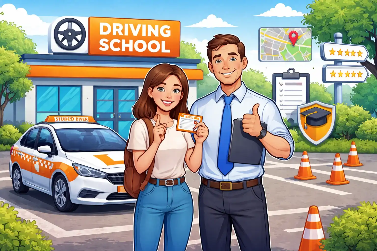 Car driving school near Delhi