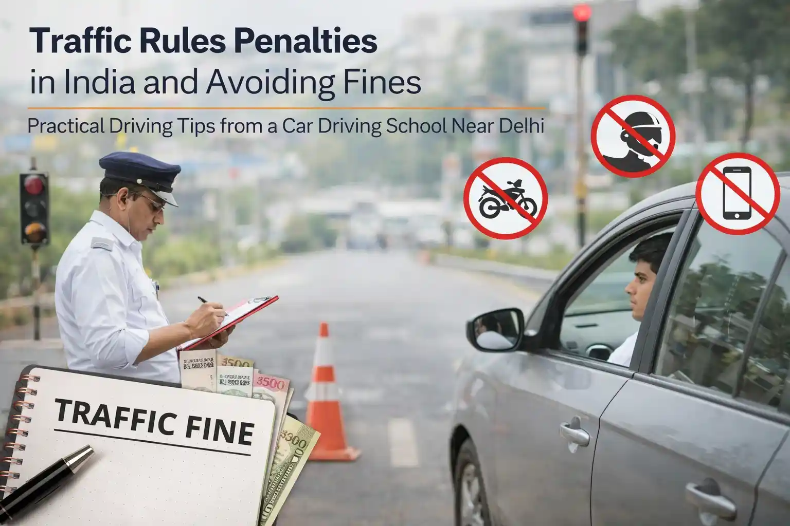 traffic rules penalties india