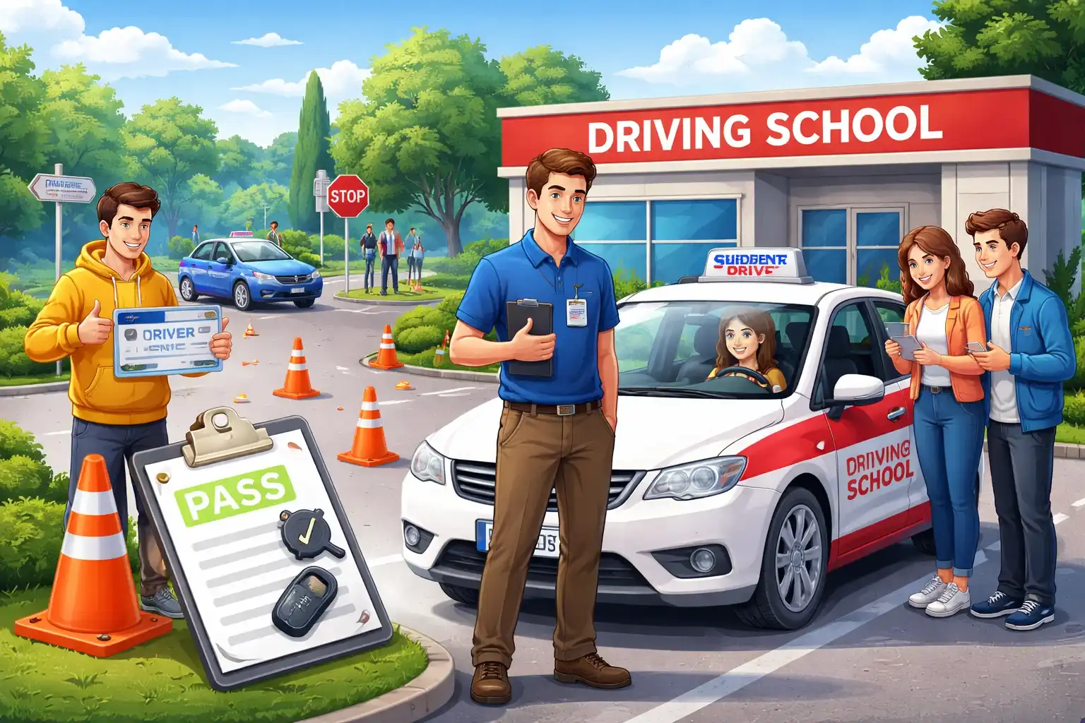 Car Driving School nearby