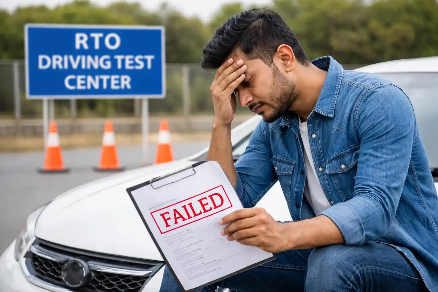fail driving test