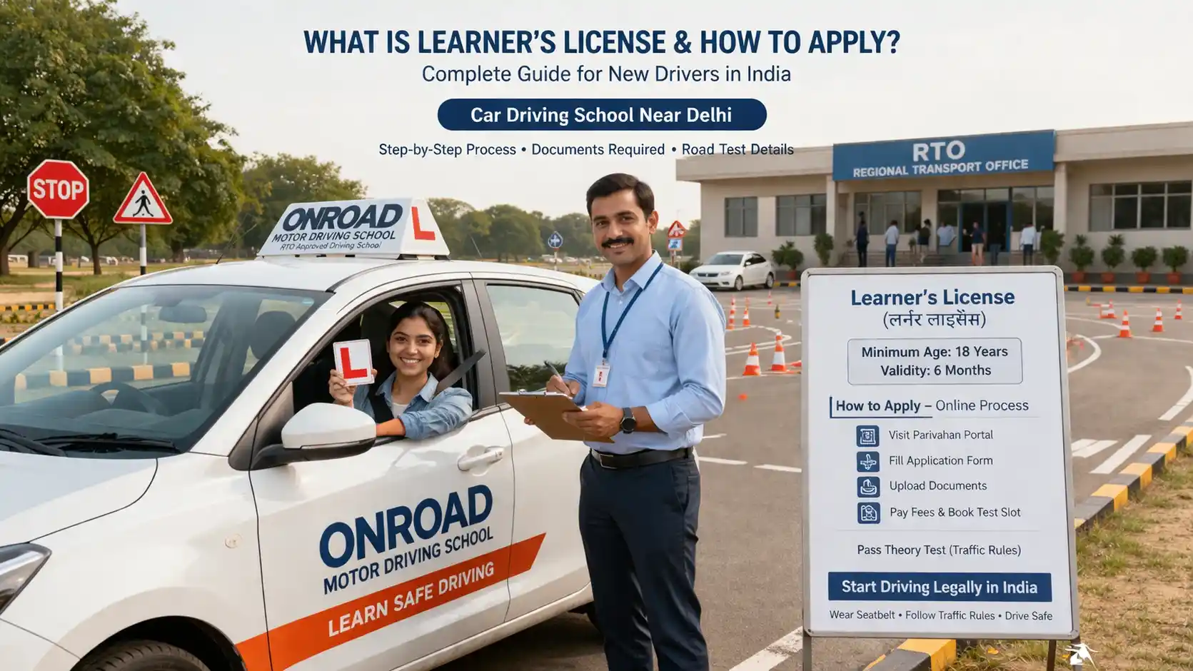 car driving school near delhi