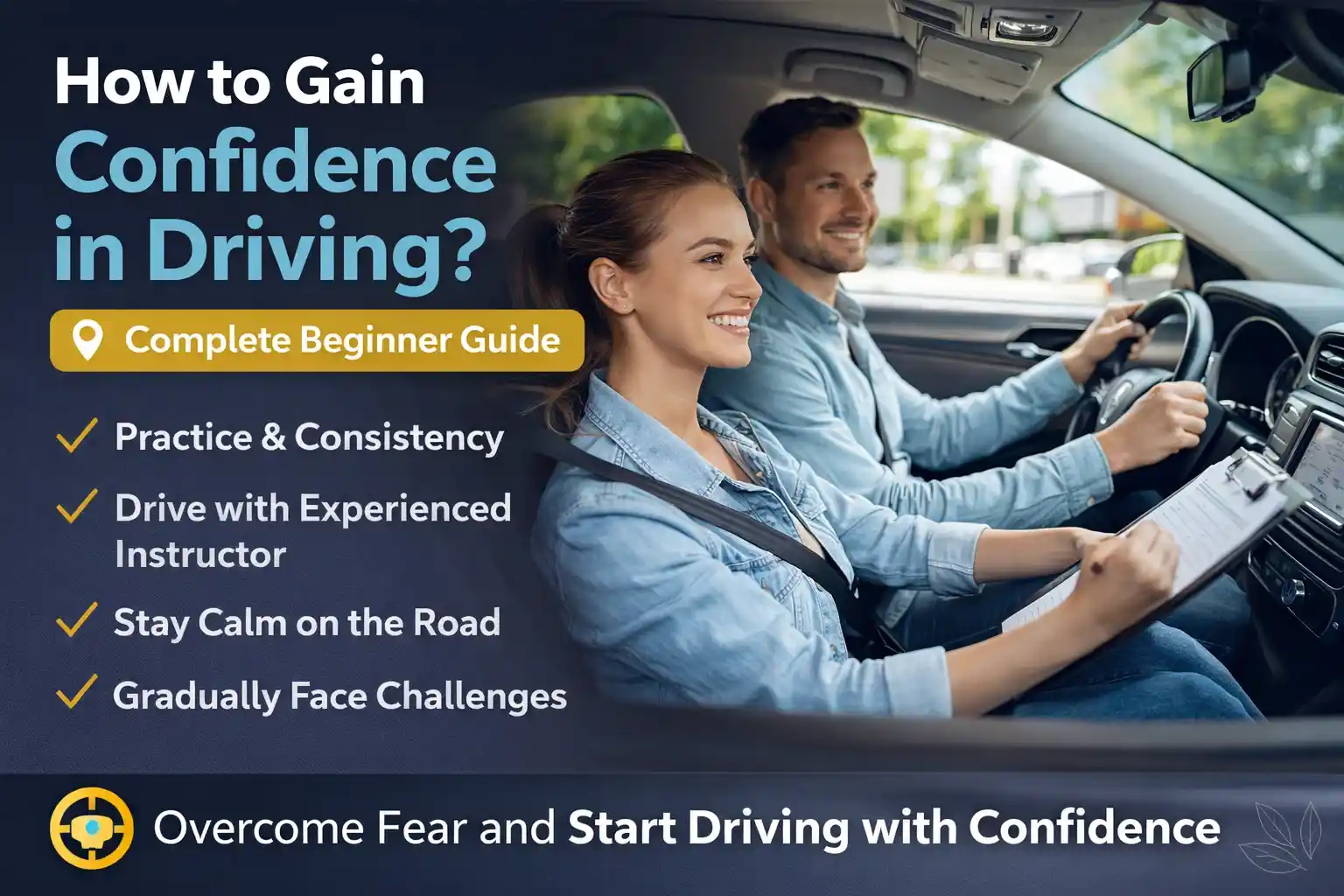 how to gain confidence in driving