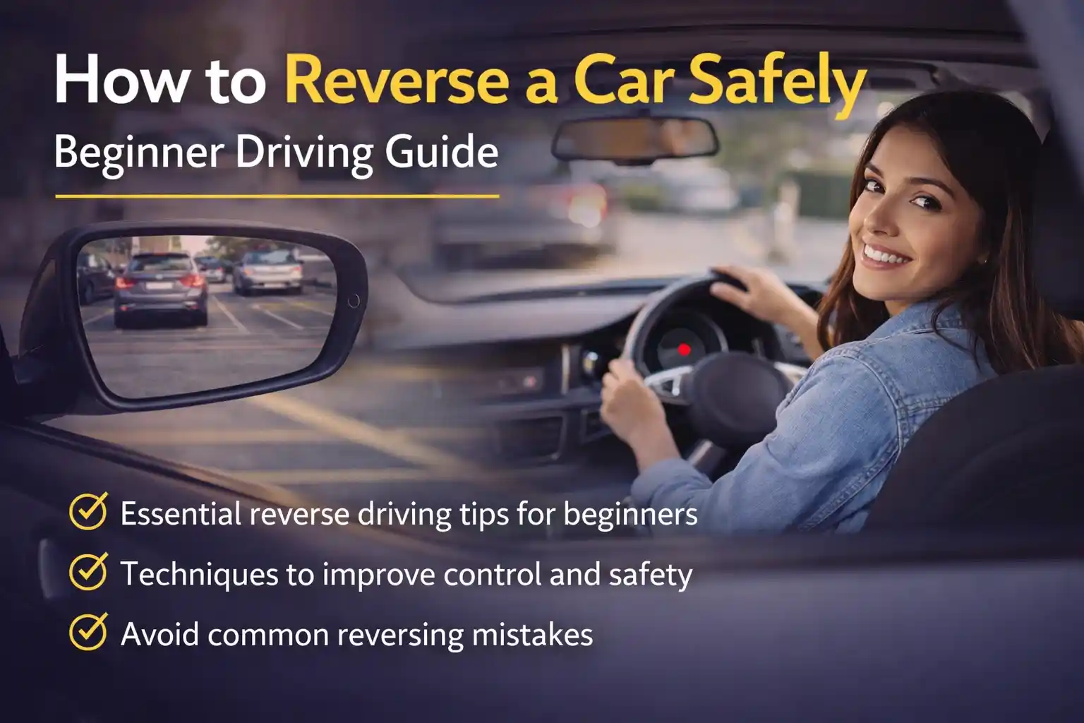 how to reverse a car safely