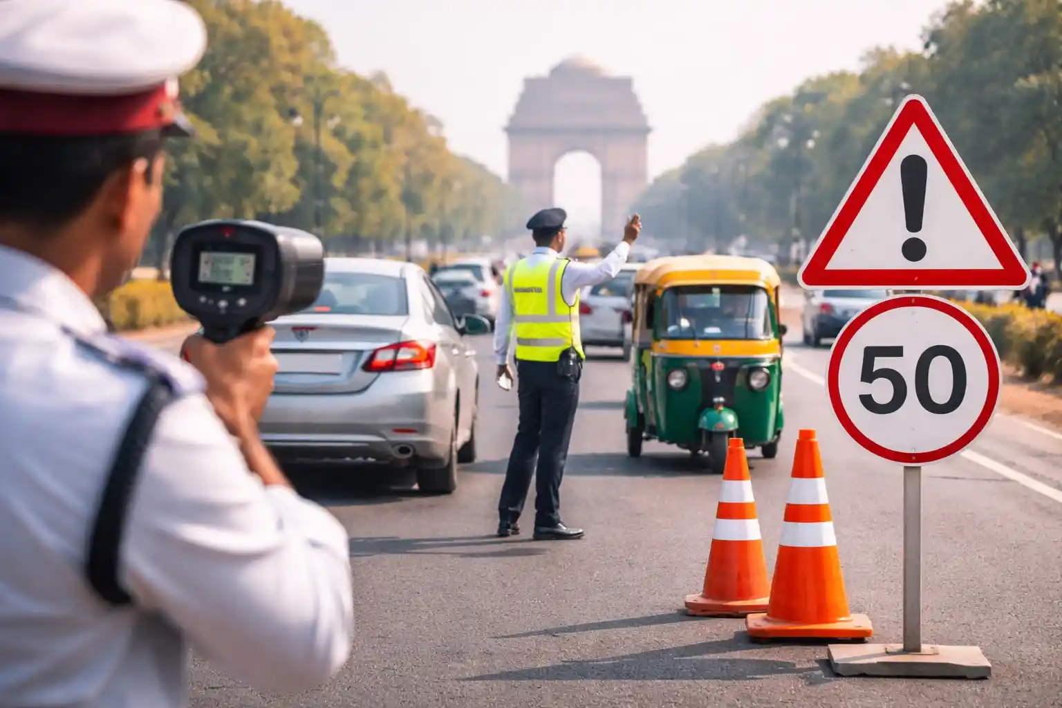 new traffic rules india