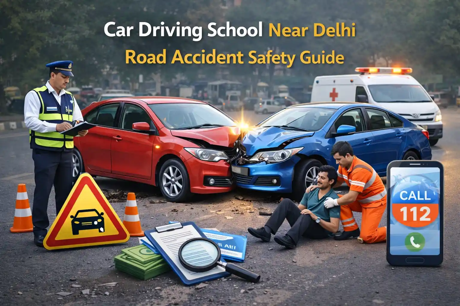 What to do in case of road accident