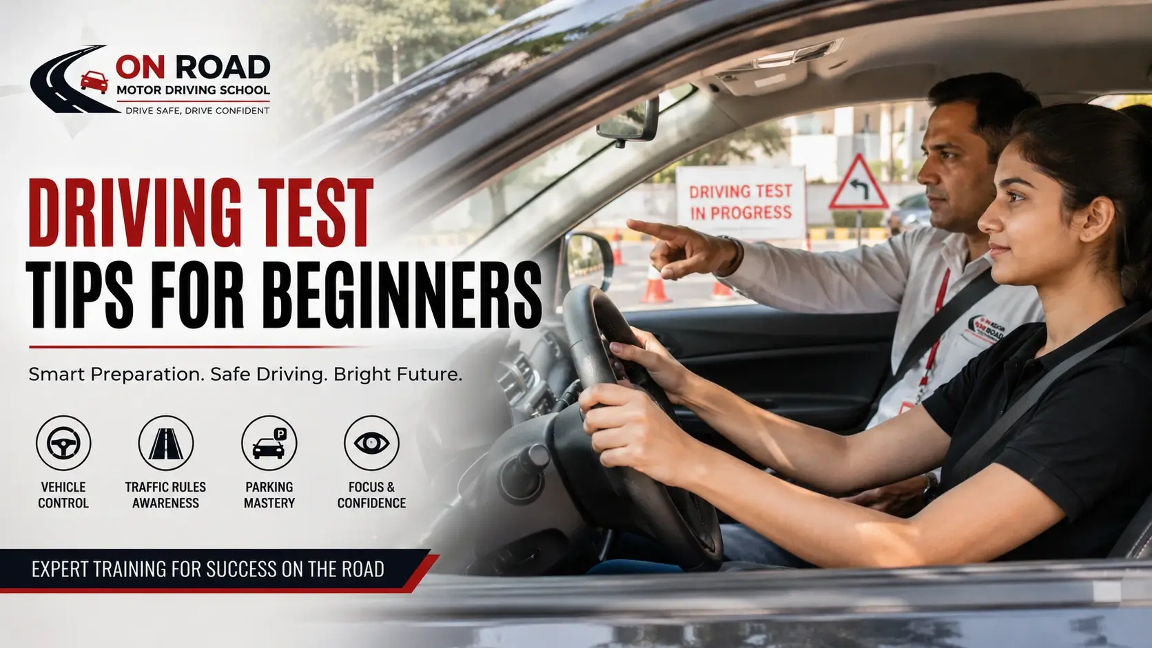 Driving test tips for beginners