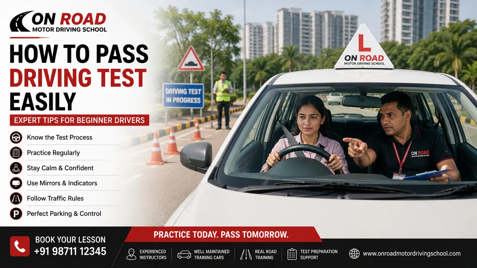 How to pass driving test easily