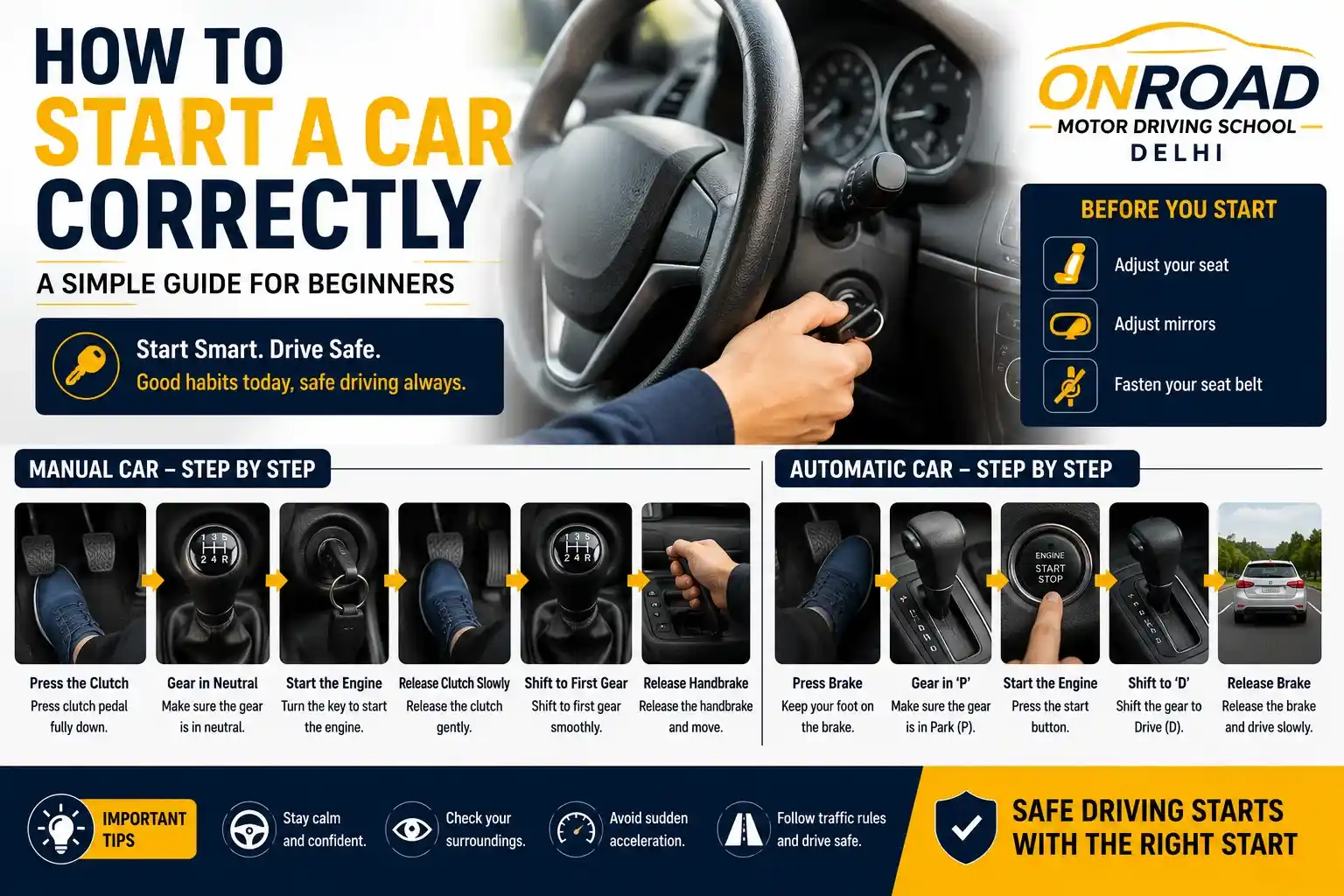 How to Start a Car Correctly
