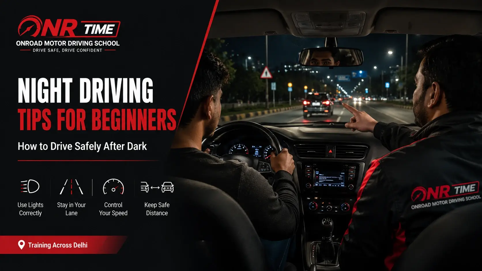 Night driving tips for beginners