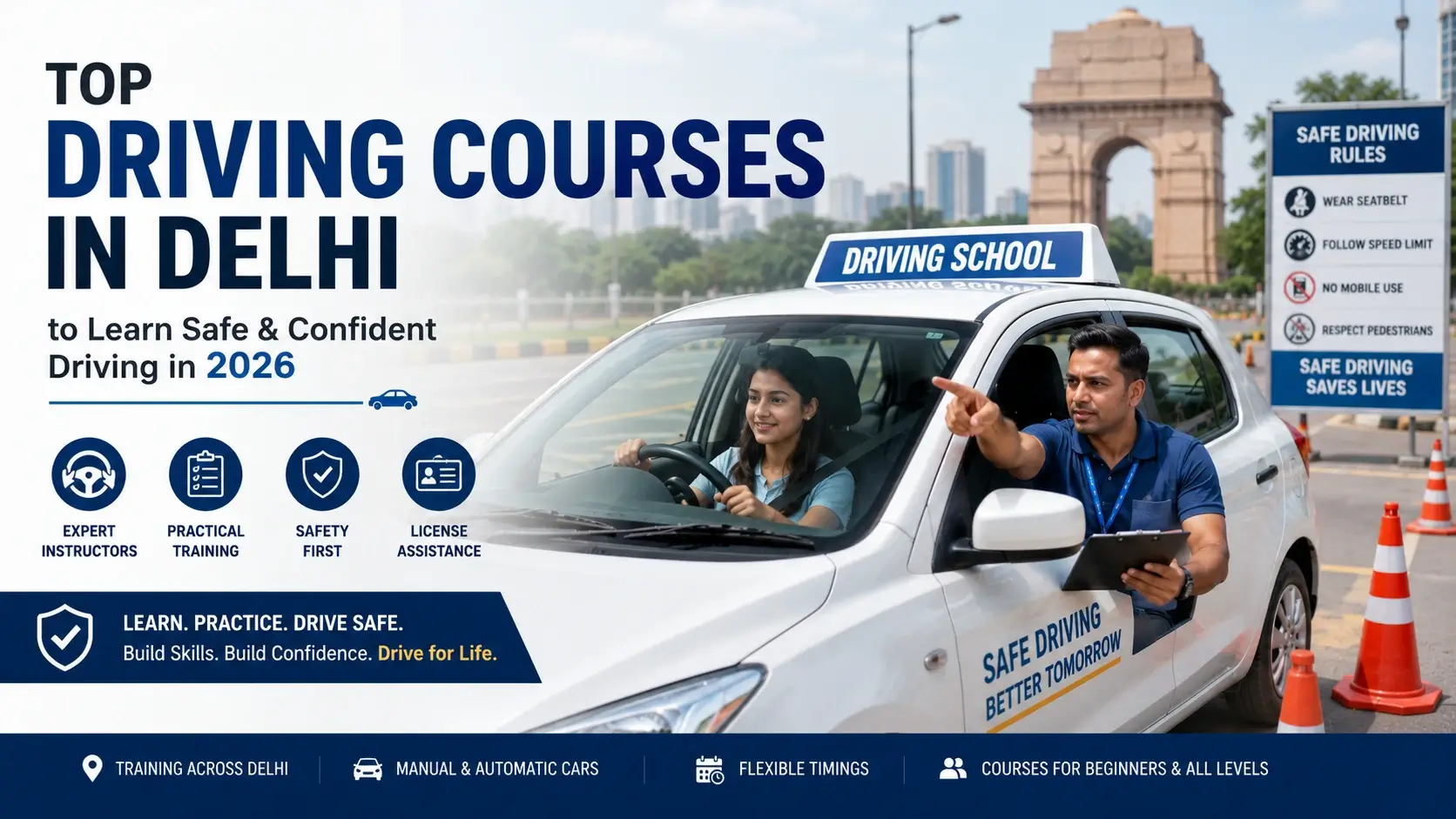 best driving school in Delhi