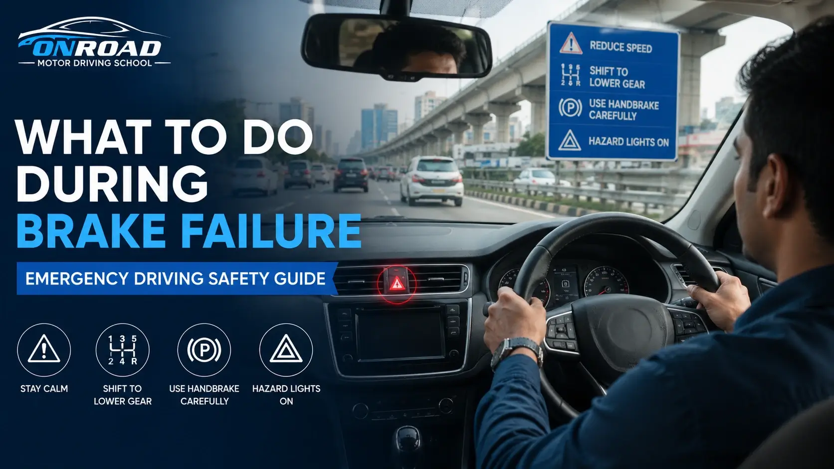 what to do during brake failure