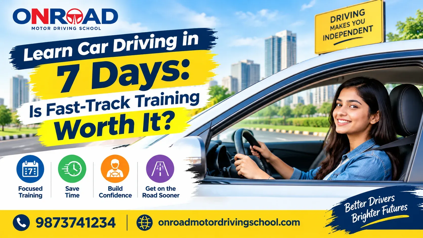 learn car driving in 7 days