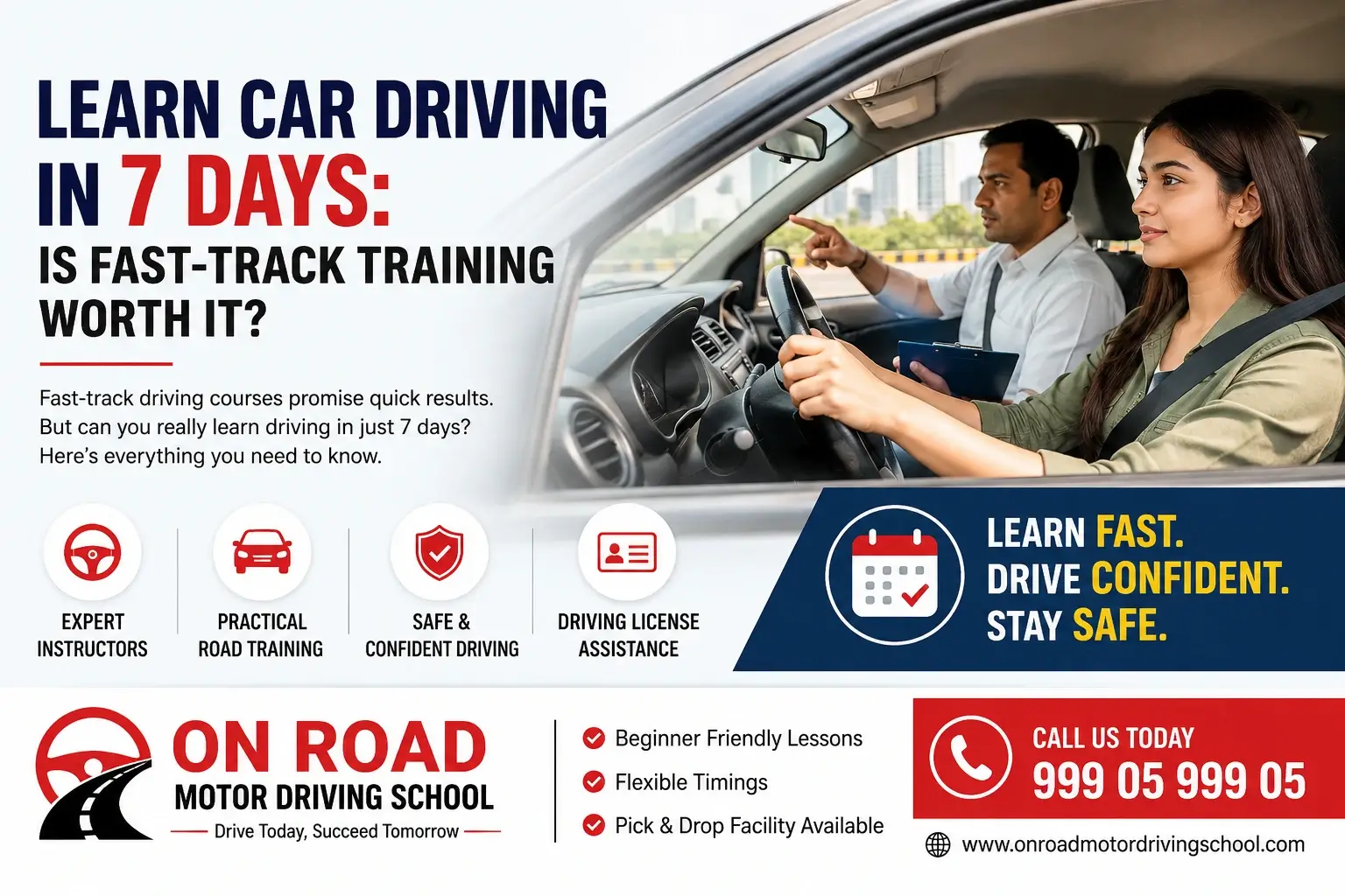 learn car driving in 7 days