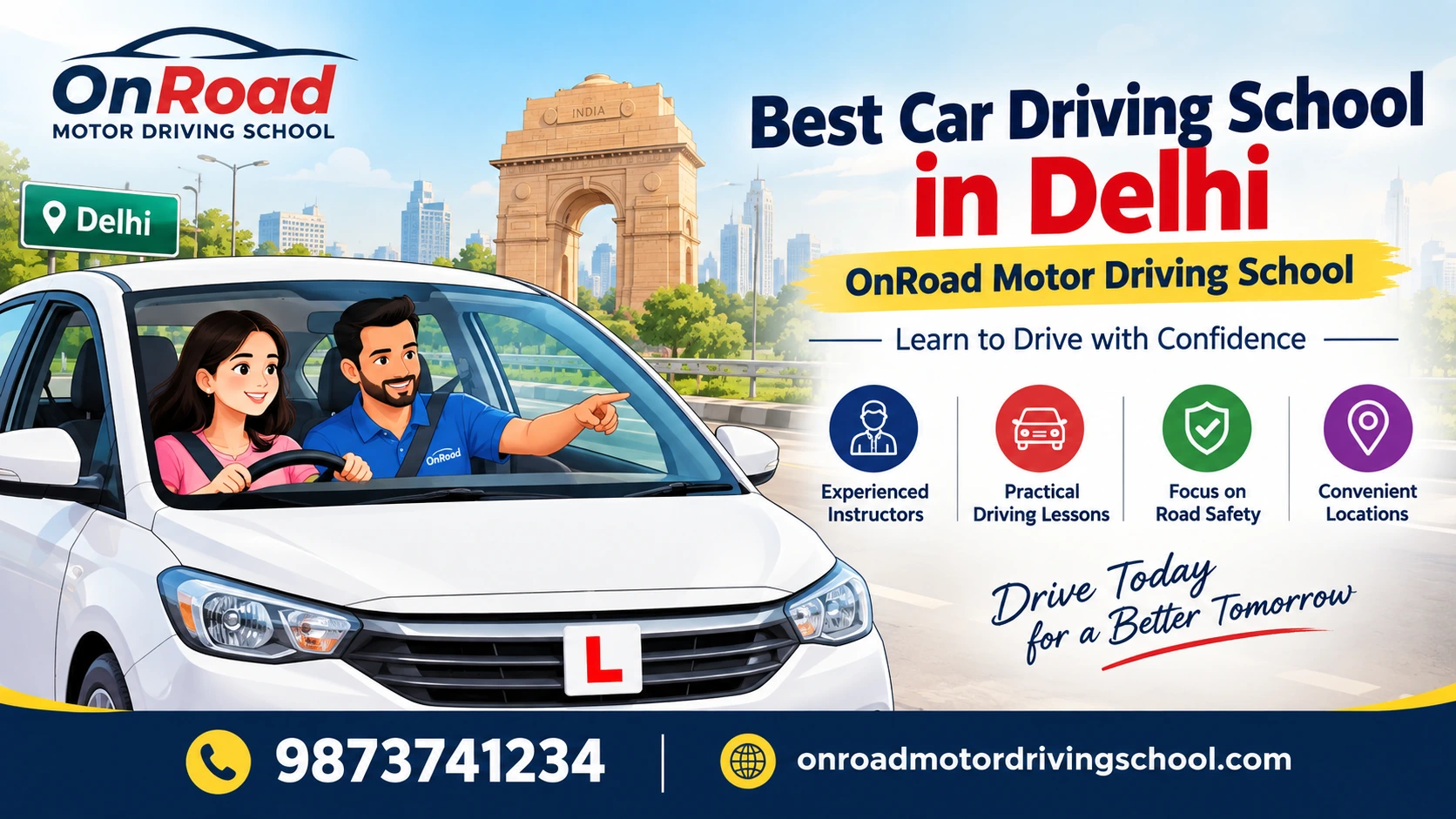 Best Car Driving School in Delhi