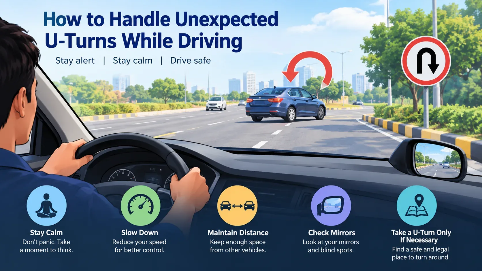 how to handle unexpected U-turns
