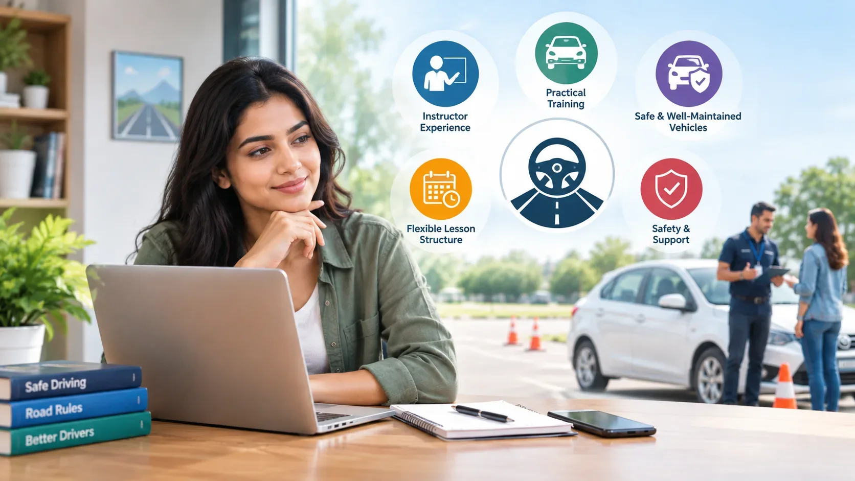 what to look for in a driving school